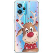 Прозрачный чехол BoxFace Realme 9 Pro Plus Winter Deer