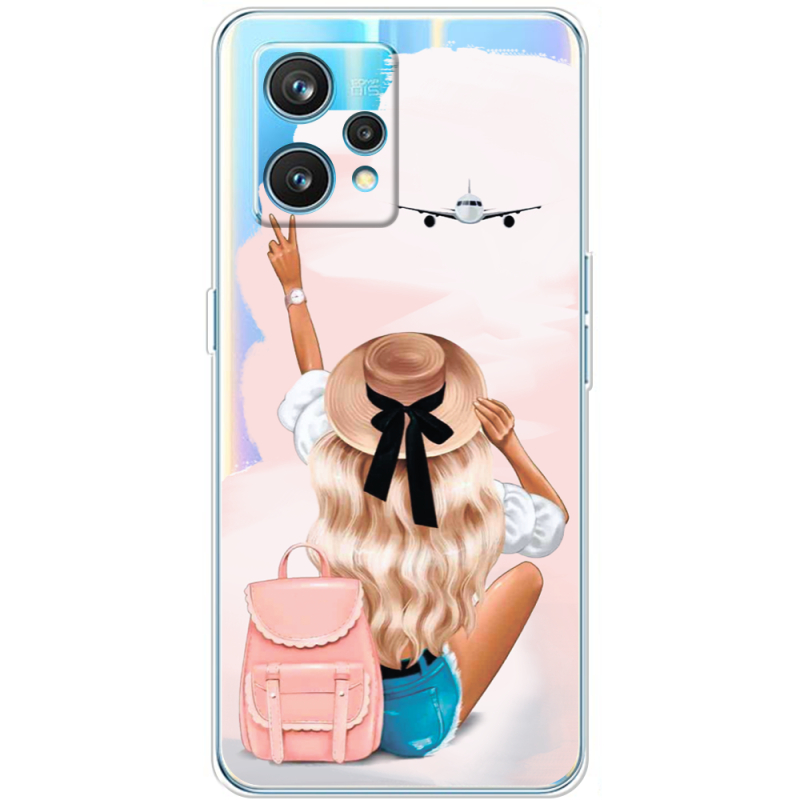 Прозрачный чехол BoxFace Realme 9 Pro Plus Travel Girl