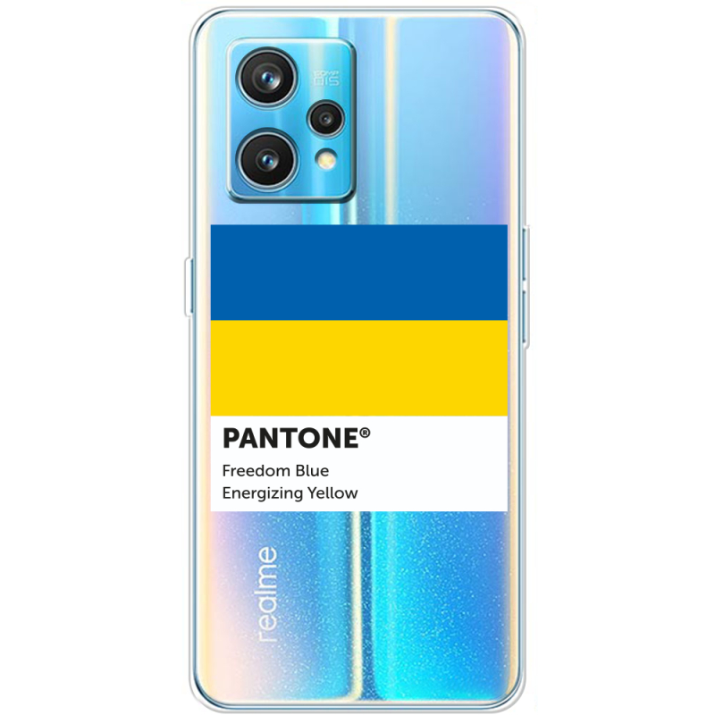 Прозрачный чехол BoxFace Realme 9 Pro Plus Pantone вільний синій