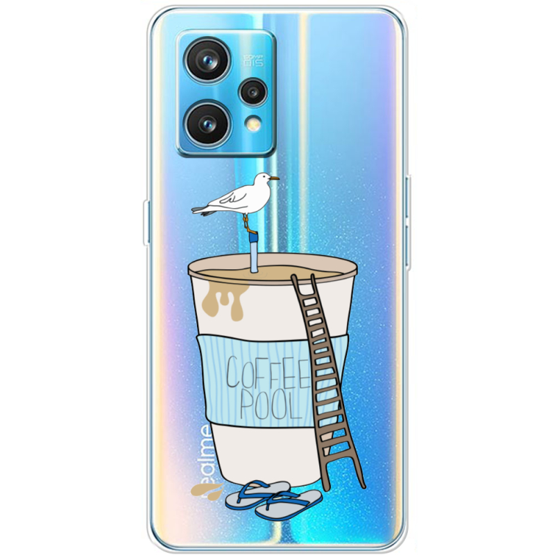 Прозрачный чехол BoxFace Realme 9 Pro Plus Segull in Cofee Pool