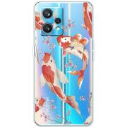 Прозрачный чехол BoxFace Realme 9 Pro Plus Japanese Koi Fish