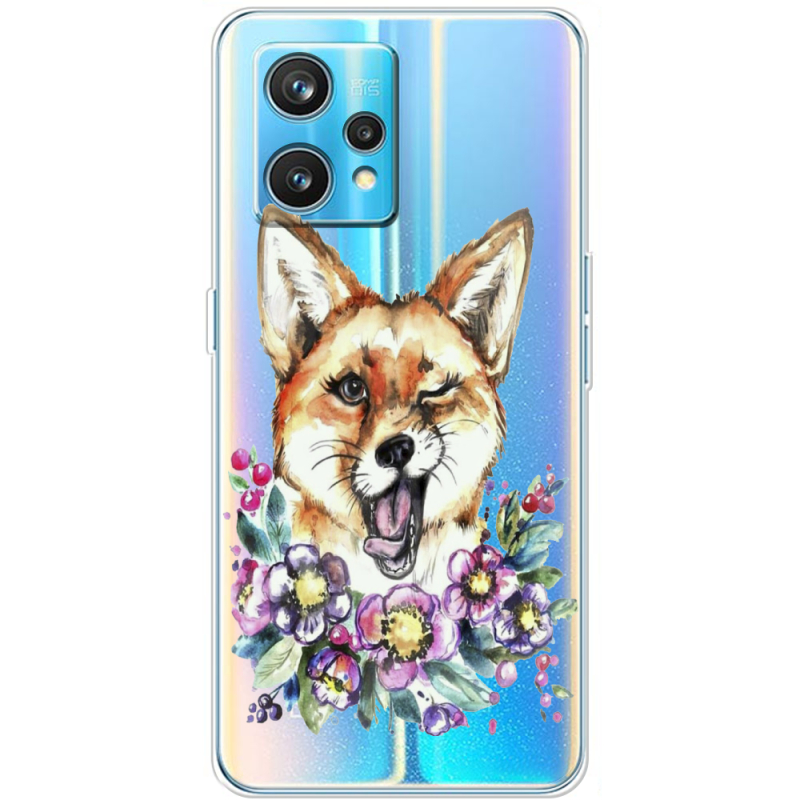 Прозрачный чехол BoxFace Realme 9 Pro Plus Winking Fox