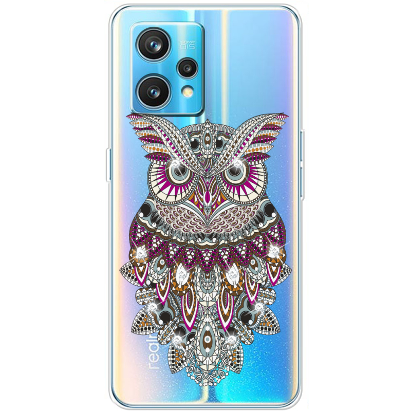 Чехол со стразами Realme 9 Pro Plus Owl