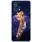 Чехол со стразами Realme 9 Pro Plus Girl with Umbrella