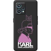 Черный чехол BoxFace Realme 9 Pro Plus Pink Karl