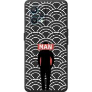 Черный чехол BoxFace Realme 9 Pro Plus Man Pattern