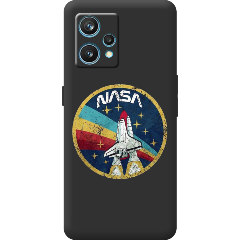 Черный чехол BoxFace Realme 9 Pro Plus NASA