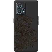 Черный чехол BoxFace Realme 9 Pro Plus Chinese Dragon