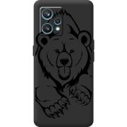 Черный чехол BoxFace Realme 9 Pro Plus Grizzly Bear