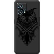 Черный чехол BoxFace Realme 9 Pro Plus Owl