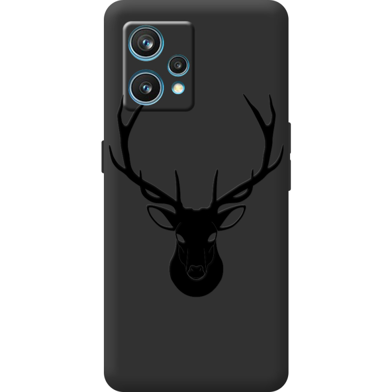 Черный чехол BoxFace Realme 9 Pro Plus Deer