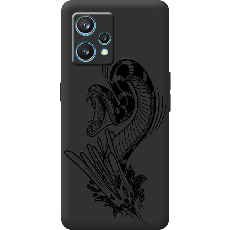 Черный чехол BoxFace Realme 9 Pro Plus Snake