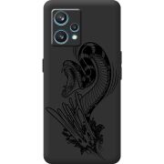 Черный чехол BoxFace Realme 9 Pro Plus Snake