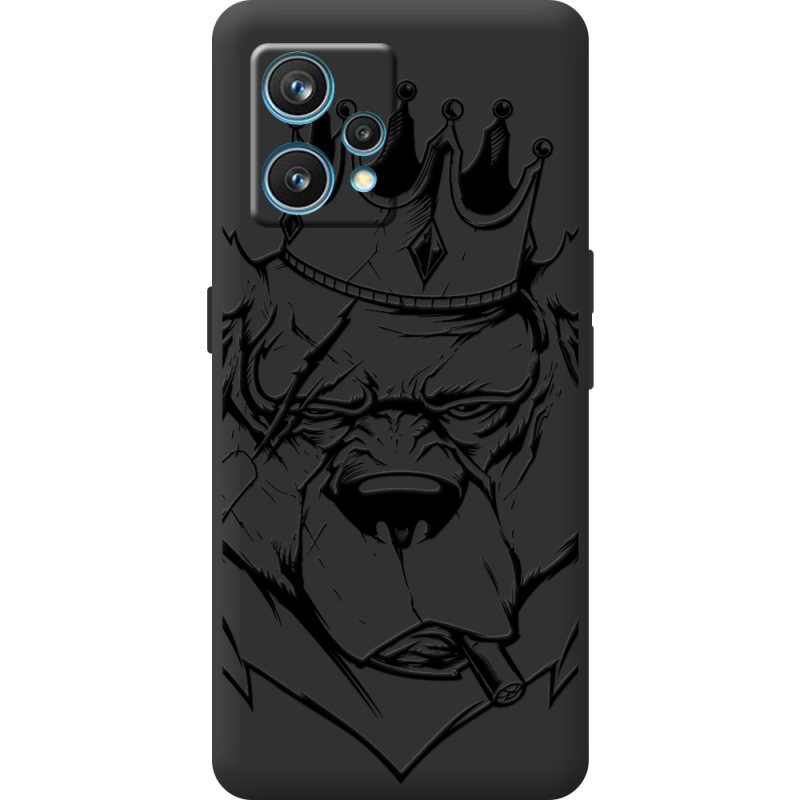 Черный чехол BoxFace Realme 9 Pro Plus Bear King