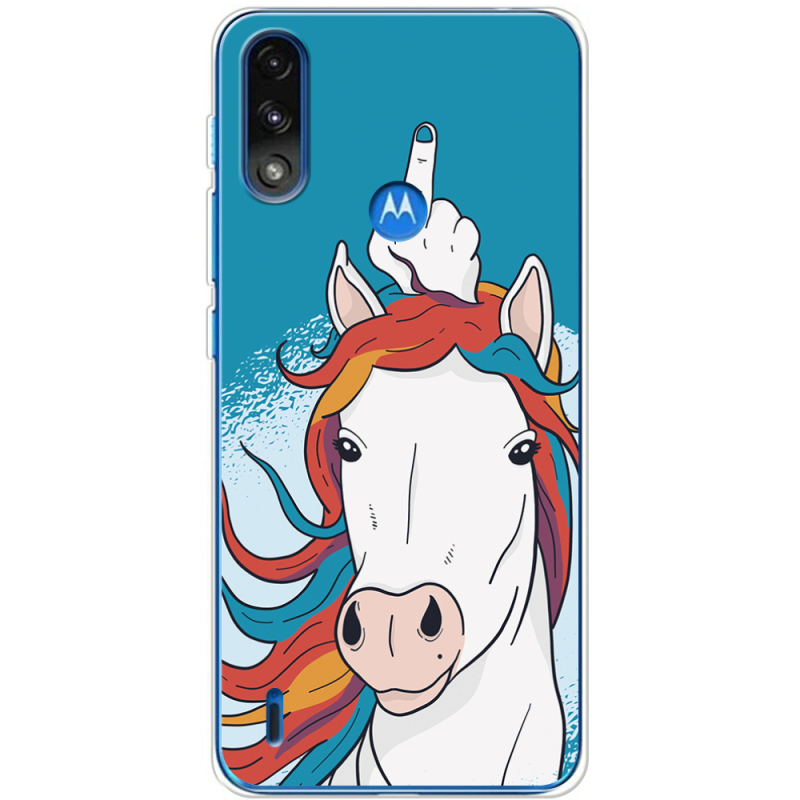 Чехол BoxFace Motorola E7 Power Fuck Unicorn