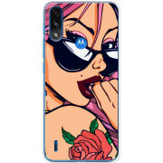 Чехол BoxFace Motorola E7 Power Pink Girl