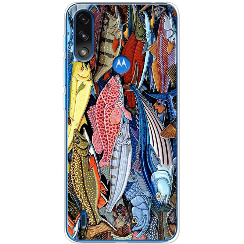 Чехол BoxFace Motorola E7 Power Sea Fish
