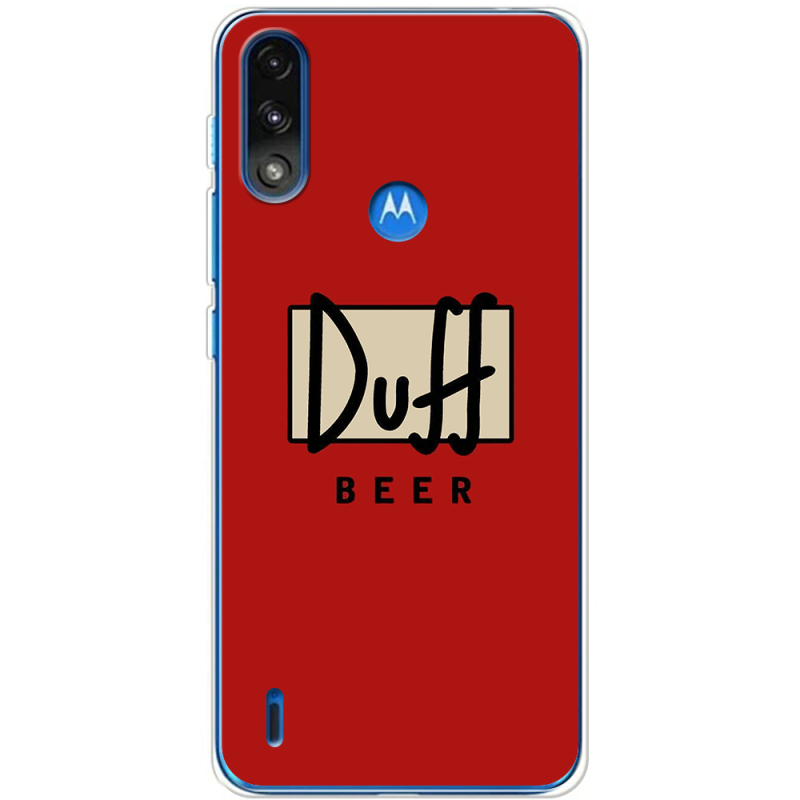 Чехол BoxFace Motorola E7 Power Duff beer