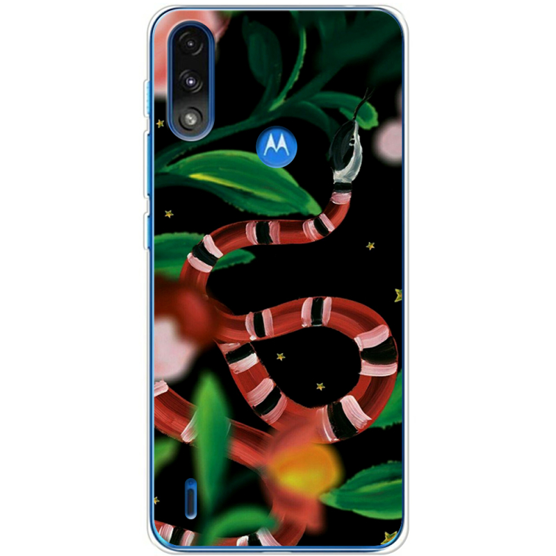 Чехол BoxFace Motorola E7 Power Red Snake