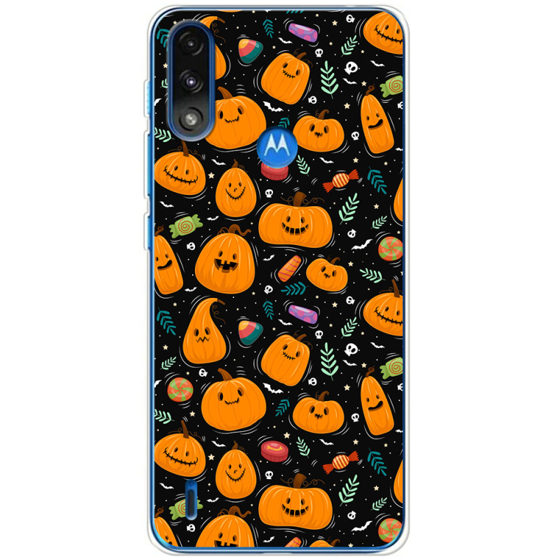 Чехол BoxFace Motorola E7 Power Cute Halloween