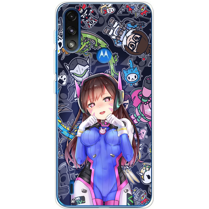 Чехол BoxFace Motorola E7 Power Overwatch D.VA