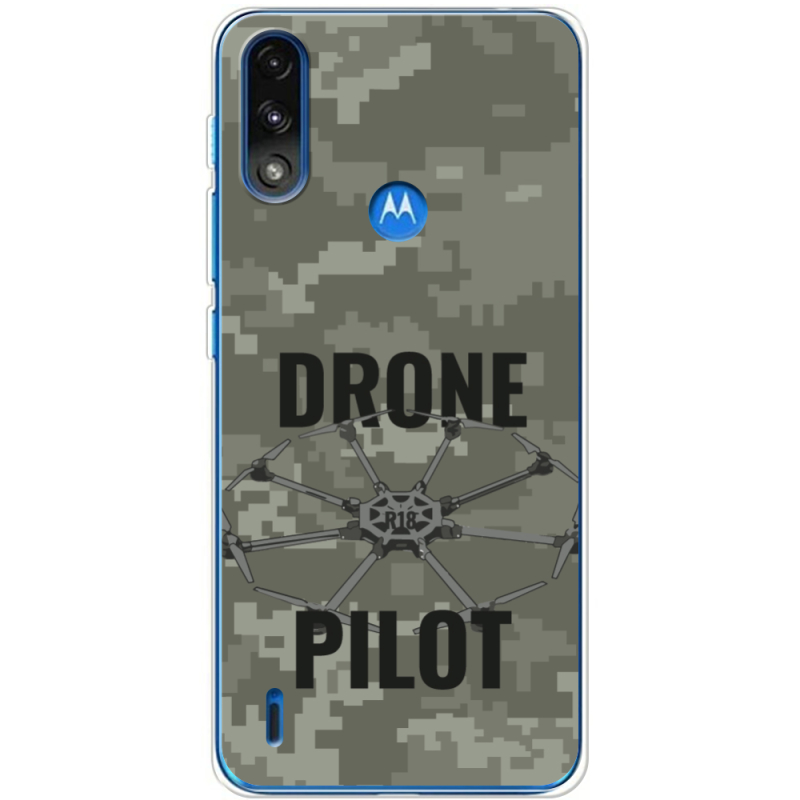 Чехол BoxFace Motorola E7 Power Drone Pilot