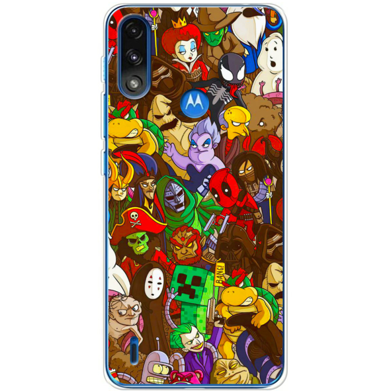 Чехол BoxFace Motorola E7 Power Злодеи