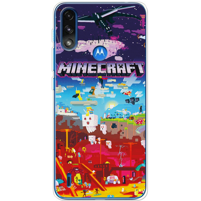 Чехол BoxFace Motorola E7 Power Minecraft World Beyond
