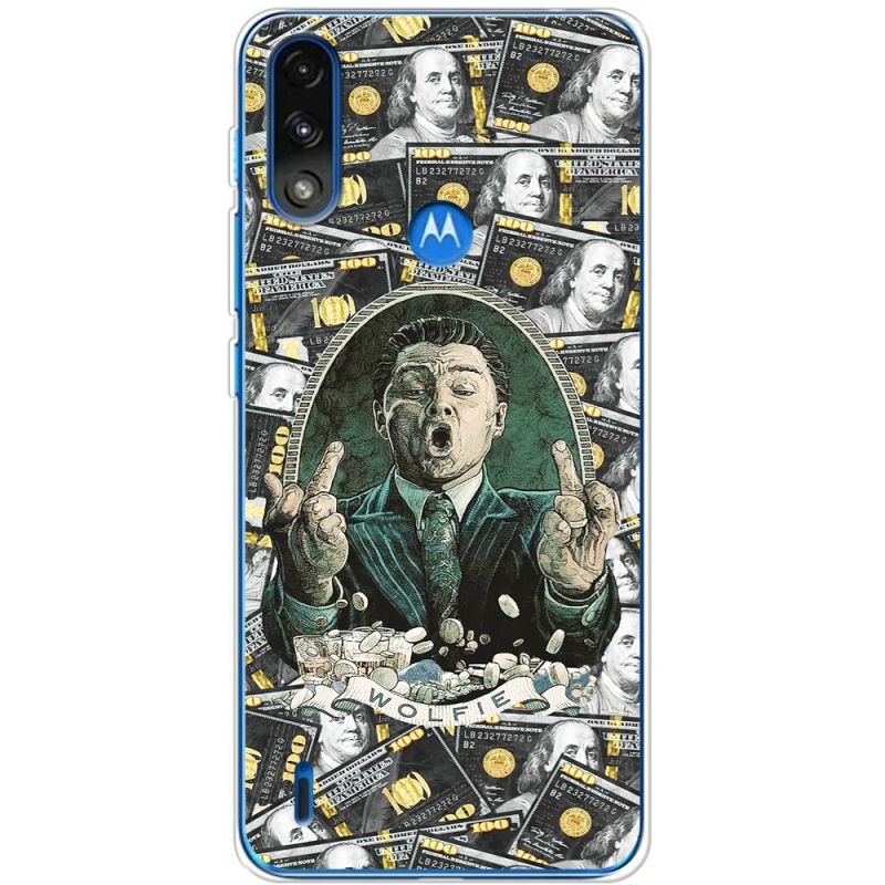 Чехол BoxFace Motorola E7 Power Wolfie