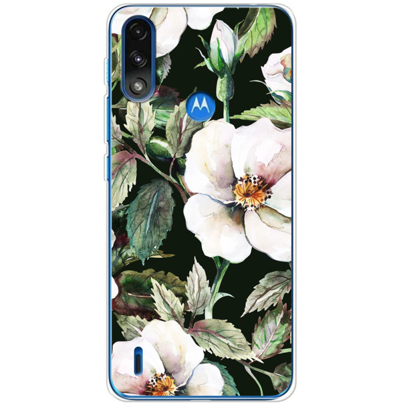 Чехол BoxFace Motorola E7 Power Blossom Roses