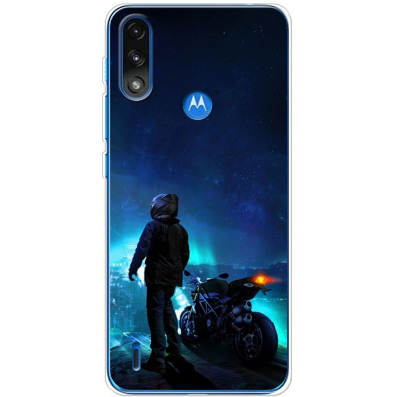 Чехол BoxFace Motorola E7 Power Motorcyclist