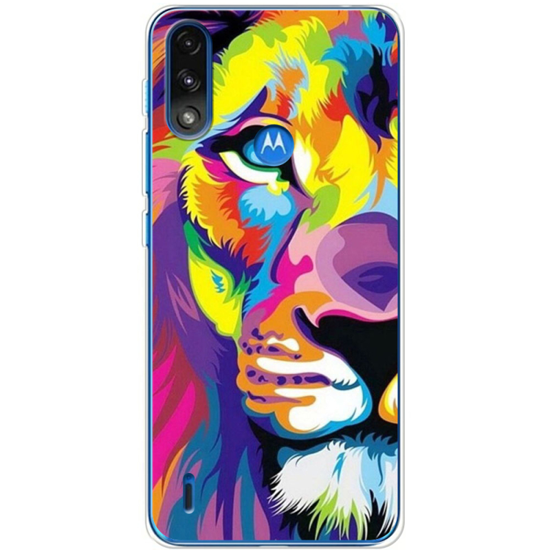 Чехол BoxFace Motorola E7 Power Frilly Lion