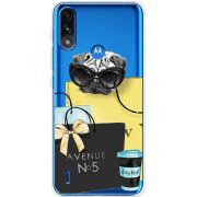 Прозрачный чехол BoxFace Motorola E7 Power Fashion Pug