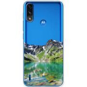 Прозрачный чехол BoxFace Motorola E7 Power Green Mountain