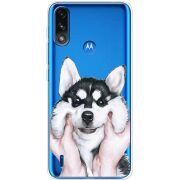 Прозрачный чехол BoxFace Motorola E7 Power Husky