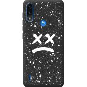 Черный чехол BoxFace Motorola E7 Power Sad Way