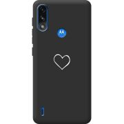 Черный чехол BoxFace Motorola E7 Power My Heart