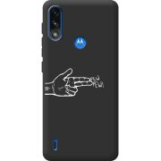 Черный чехол BoxFace Motorola E7 Power Pew Pew