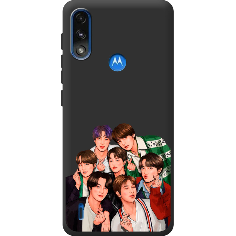 Черный чехол BoxFace Motorola E7 Power BTS