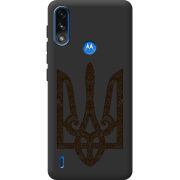 Черный чехол BoxFace Motorola E7 Power Ukrainian Trident