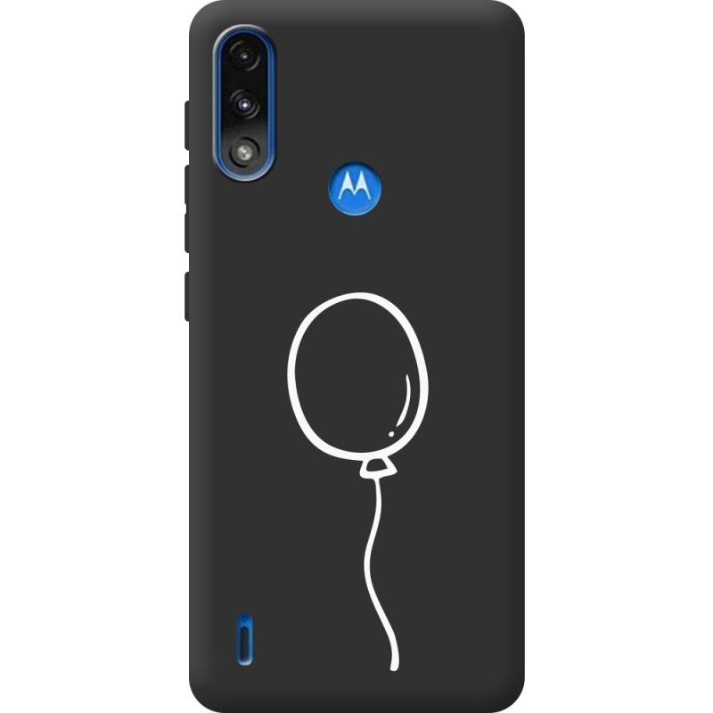 Черный чехол BoxFace Motorola E7 Power Balloon