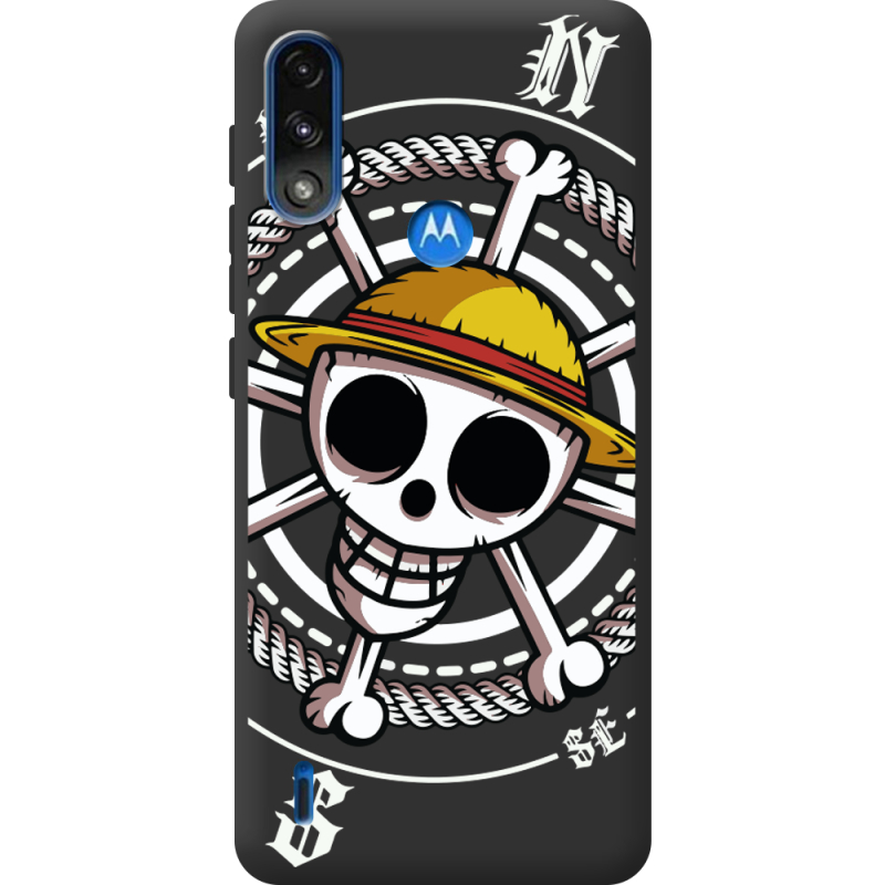 Черный чехол BoxFace Motorola E7 Power One Piece Компас