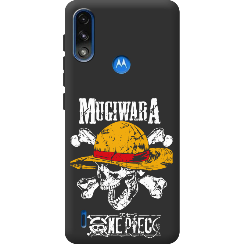 Черный чехол BoxFace Motorola E7 Power One Piece Большой куш