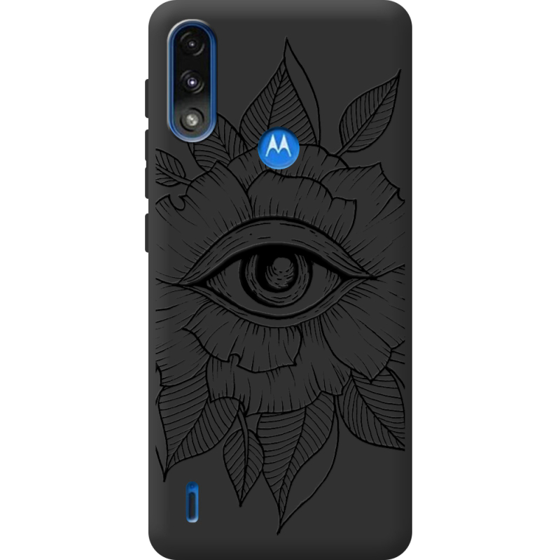 Черный чехол BoxFace Motorola E7 Power Eye