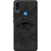 Черный чехол BoxFace Motorola E7 Power Eye