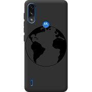 Черный чехол BoxFace Motorola E7 Power Earth