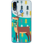 Чехол BoxFace Motorola E7i Power Foresty Deer