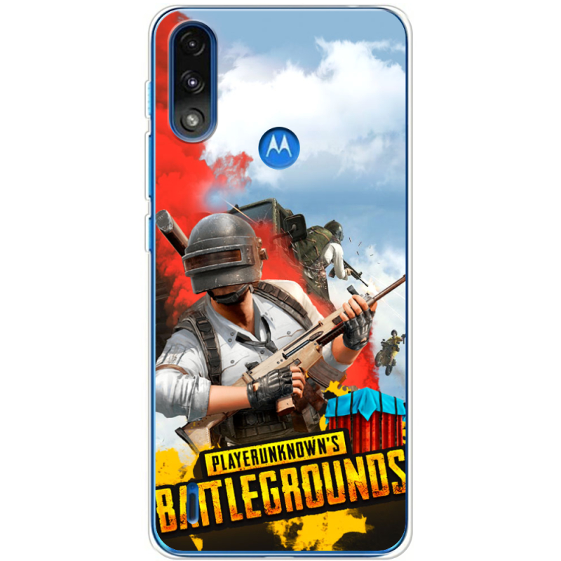 Чехол BoxFace Motorola E7i Power PLAYERUNKNOWN'S BATTLEGROUNDS