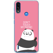 Чехол BoxFace Motorola E7i Power Dont Touch My Phone Panda