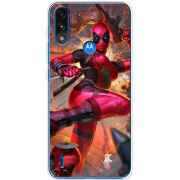 Чехол BoxFace Motorola E7i Power Woman Deadpool